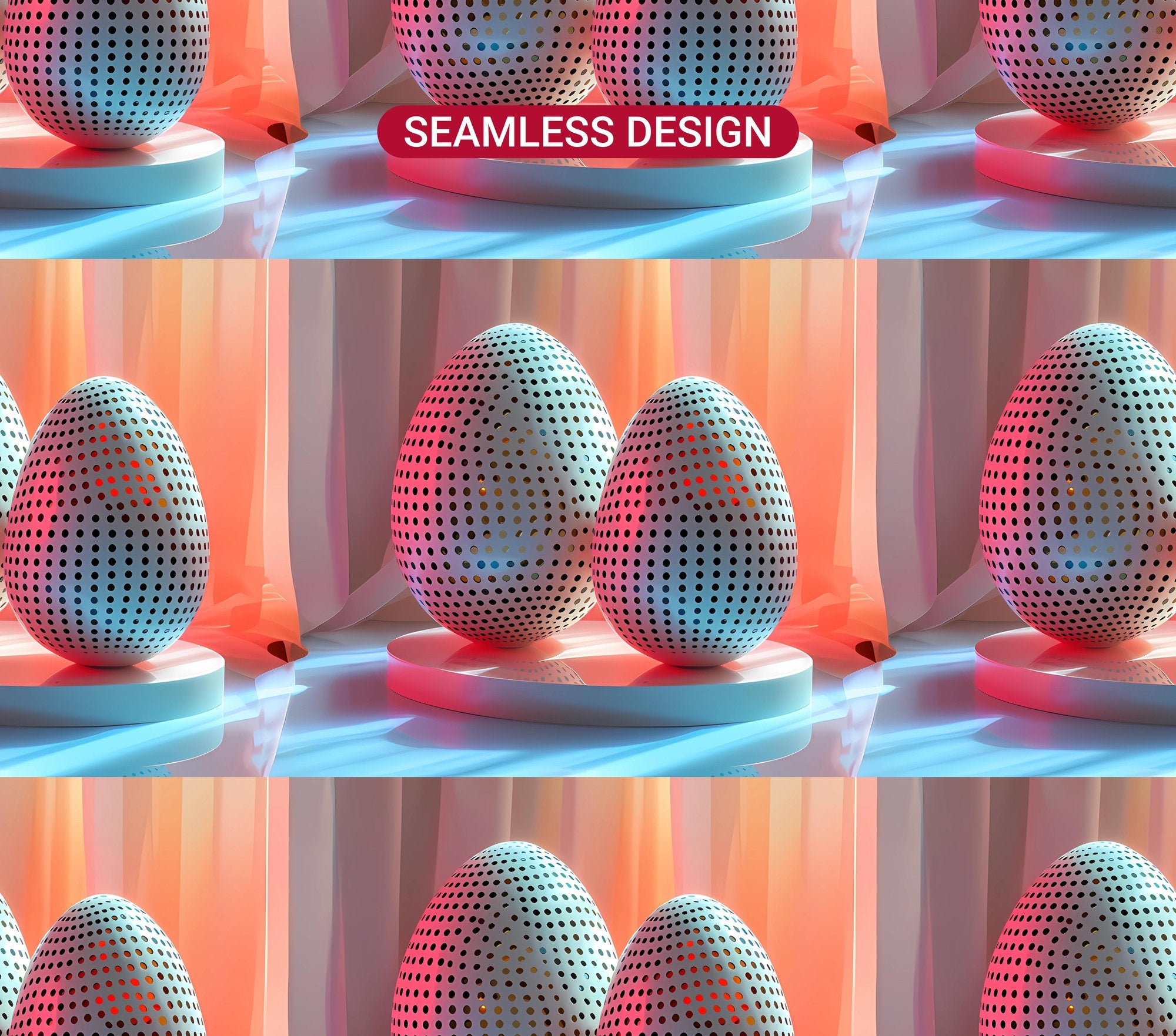 Geometric Easter 4 Tumbler Wrap - CraftNest