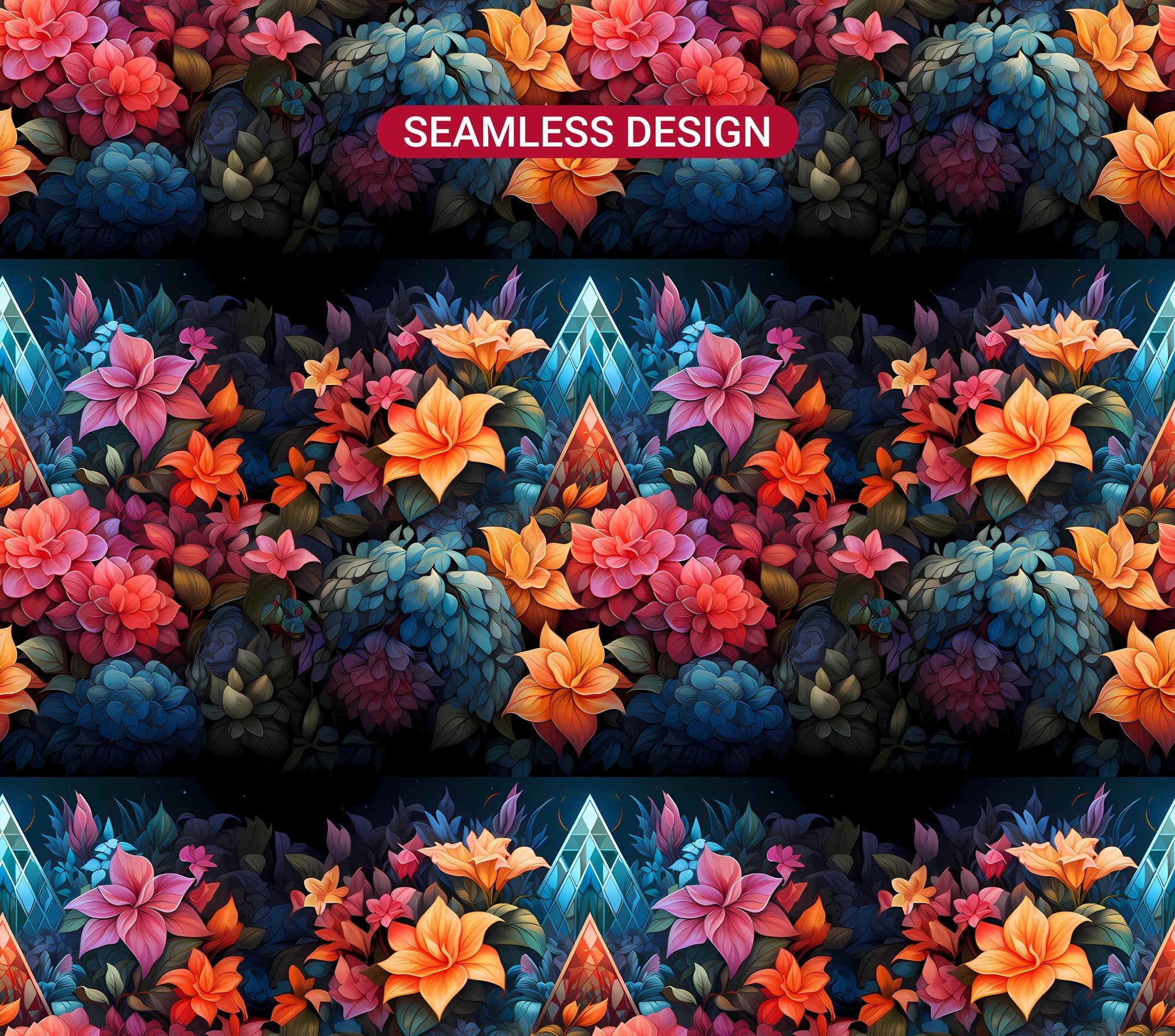 Geometric Spring 3 Tumbler Wrap - CraftNest