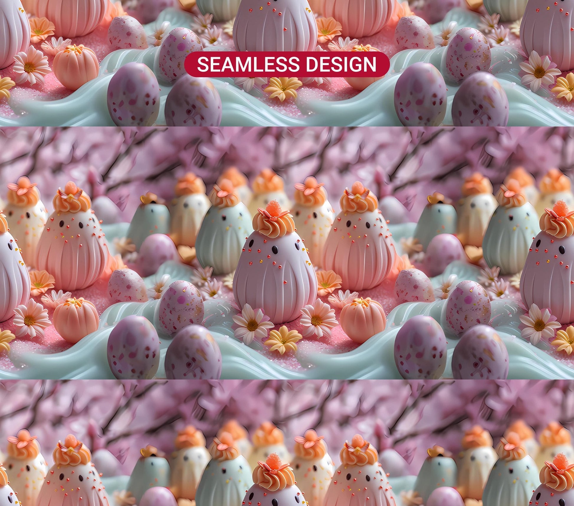 Glam Easter 2 Tumbler Wrap - CraftNest