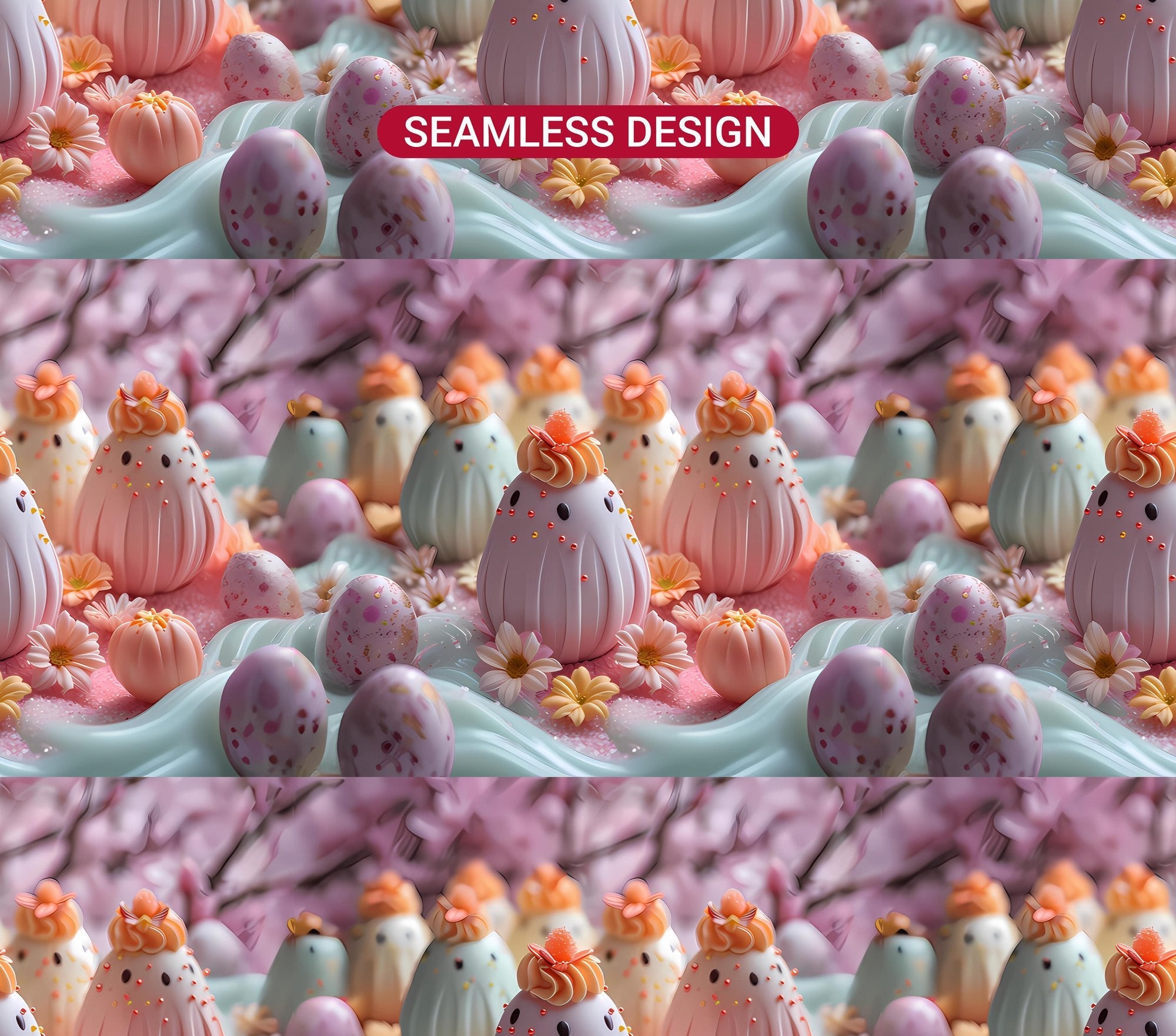 Glam Easter 2 Tumbler Wrap - CraftNest