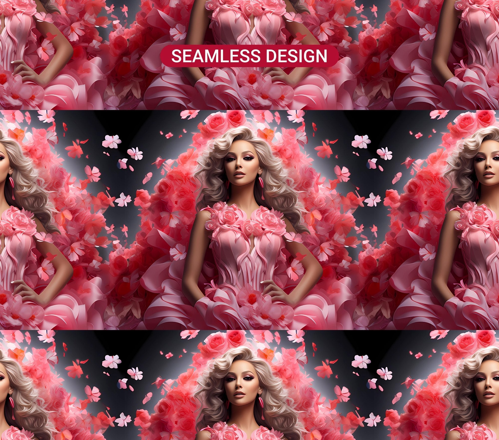 Glam Spring 1 Tumbler Wrap - CraftNest