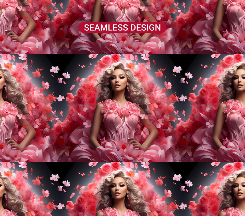 Glam Spring 1 Tumbler Wrap - CraftNest