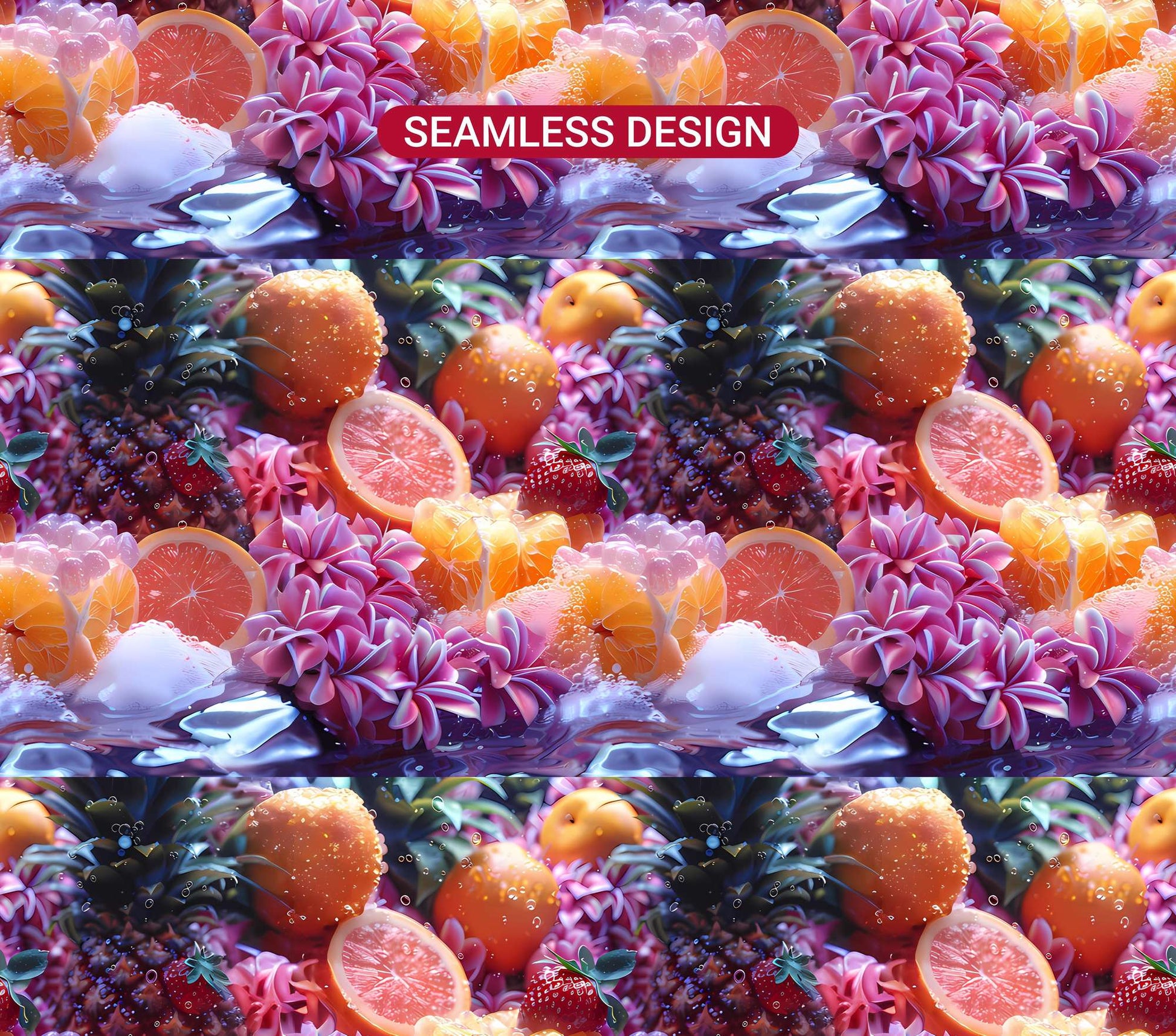 Golden Tropicals 3 Tumbler Wrap - CraftNest - Digital Crafting and Art