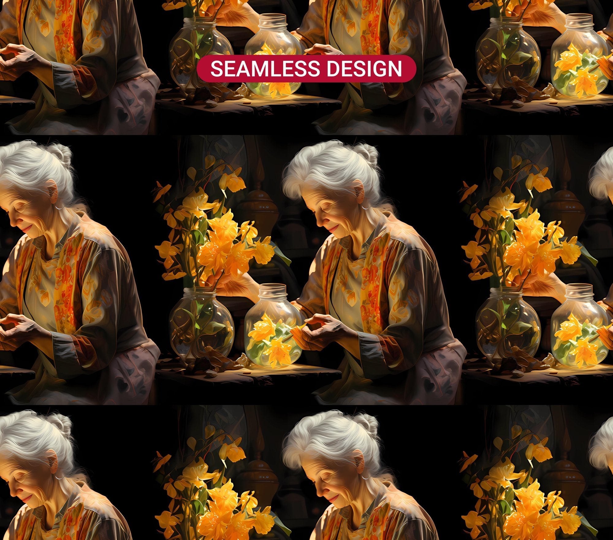 Golden Years Spring 3 Tumbler Wrap - CraftNest