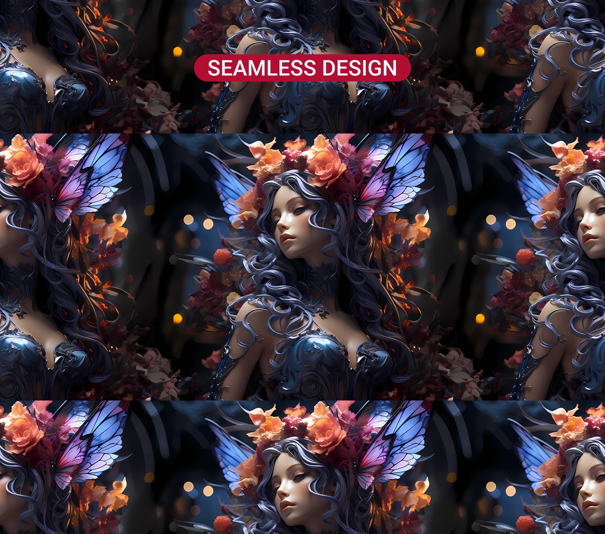 Gothic Spring 1 Tumbler Wrap - CraftNest