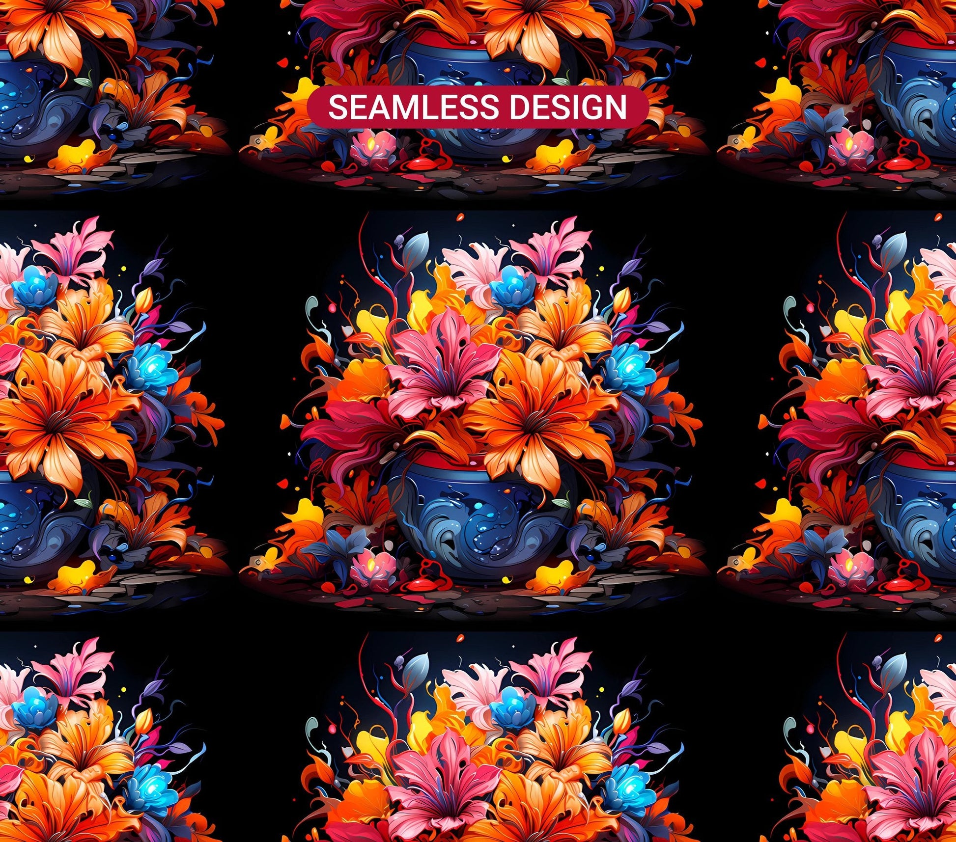 Graffiti Spring 3 Tumbler Wrap - CraftNest