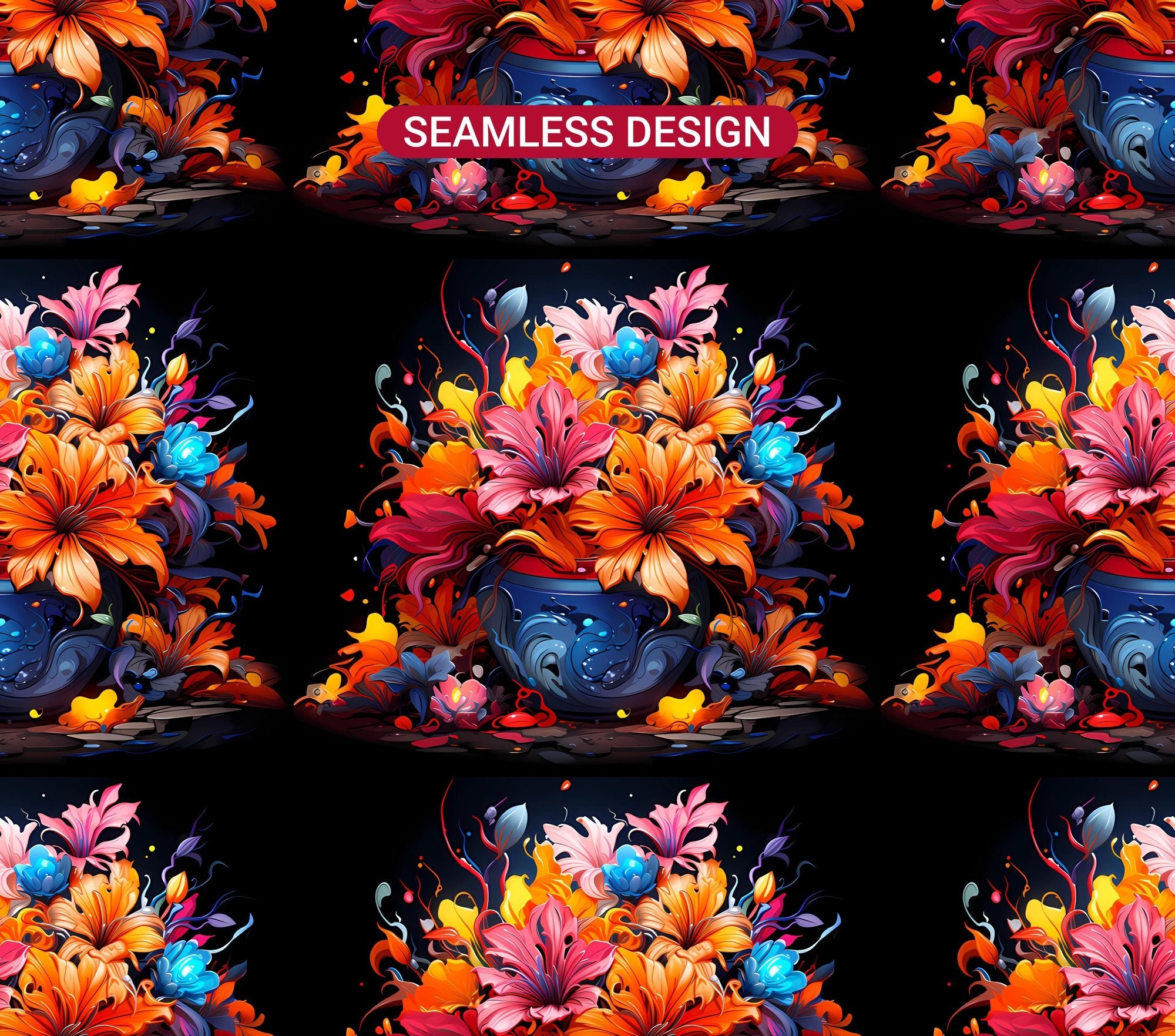 Graffiti Spring 3 Tumbler Wrap - CraftNest