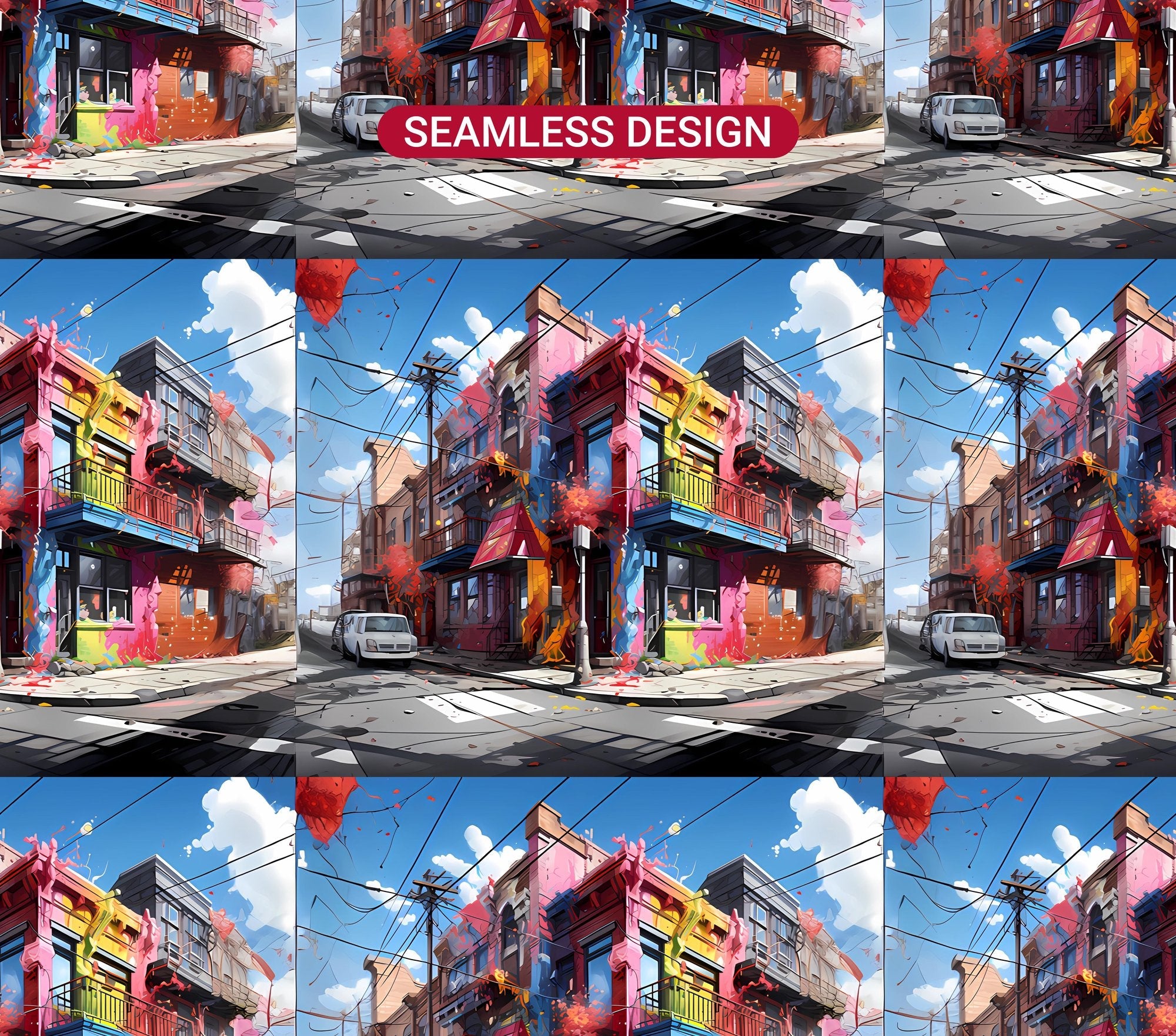 Graffiti Spring 2 Tumbler Wrap - CraftNest
