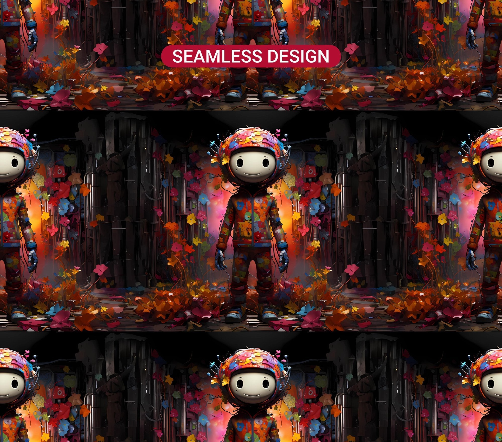 Graffiti Spring 1 Tumbler Wrap - CraftNest