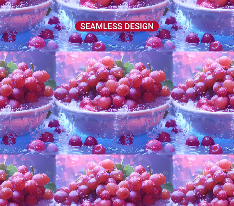 Grape 2 Tumbler Wrap - CraftNest - Digital Crafting and Art