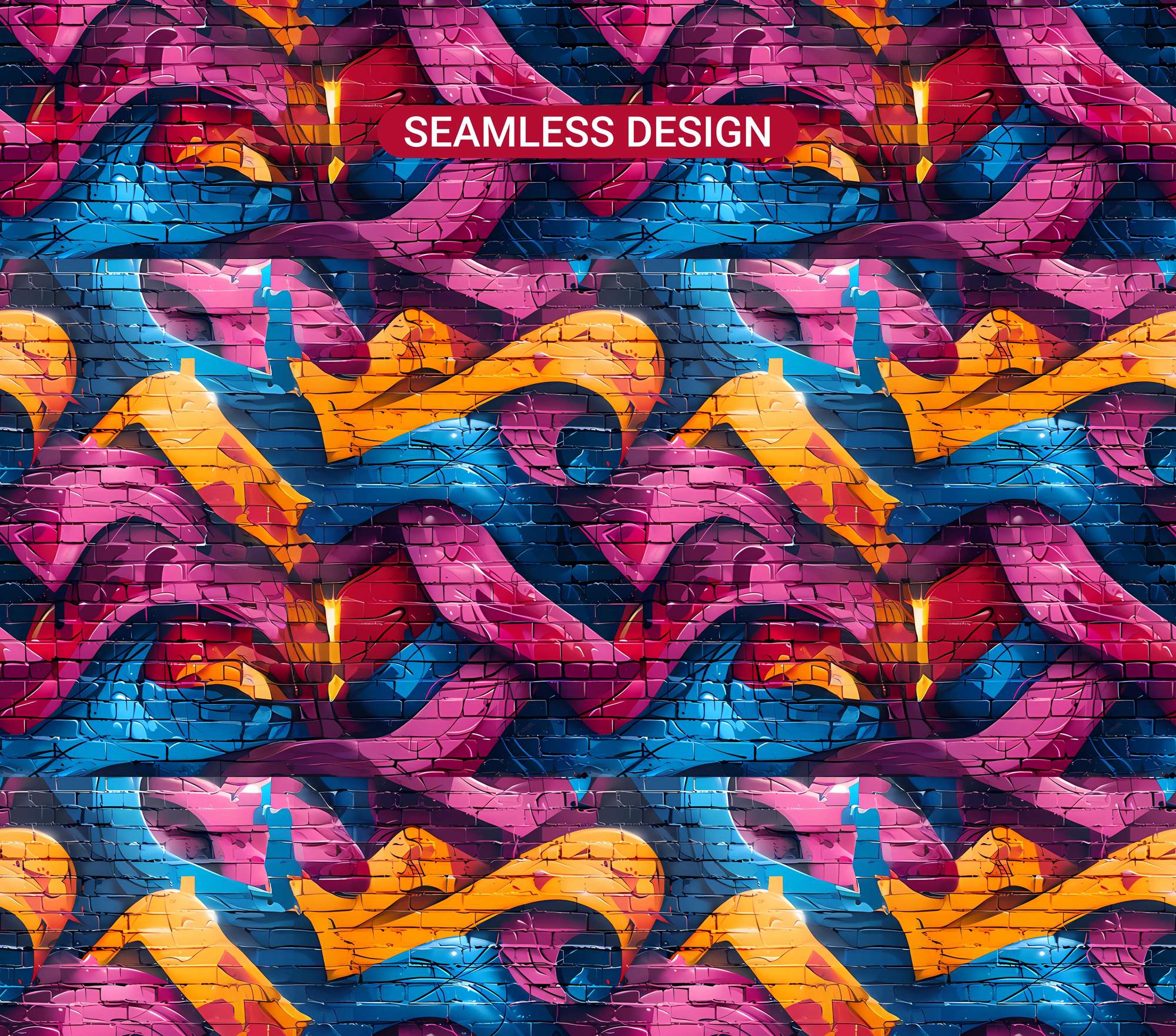 Graphic Graffiti Summer 3 Tumbler Wrap - CraftNest - Digital Crafting and Art