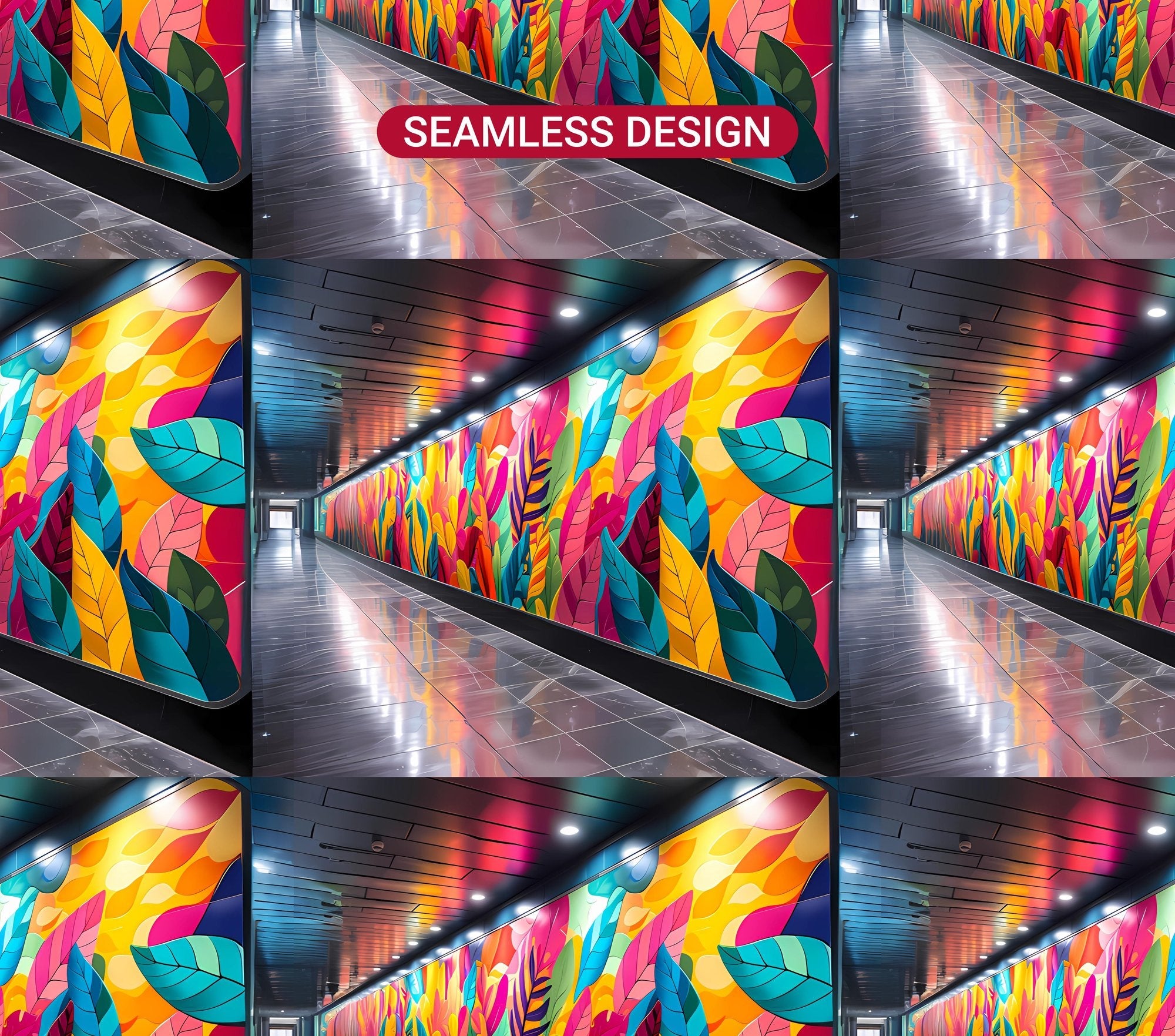 Graphic Graffiti Easter 1 Tumbler Wrap - CraftNest