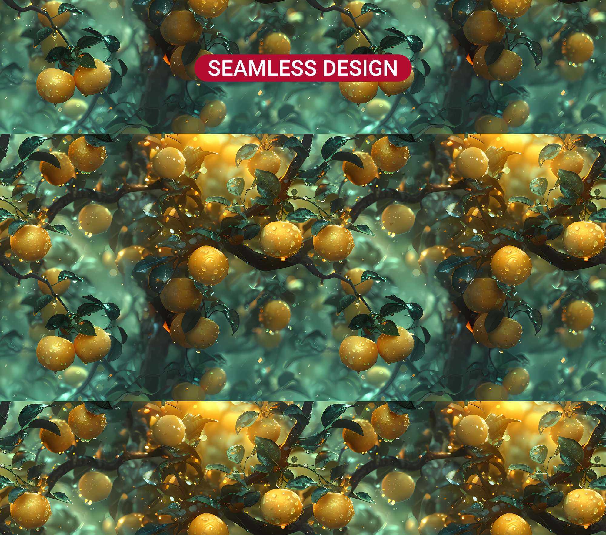 Green Orchard 3 Tumbler Wrap - CraftNest - Digital Crafting and Art