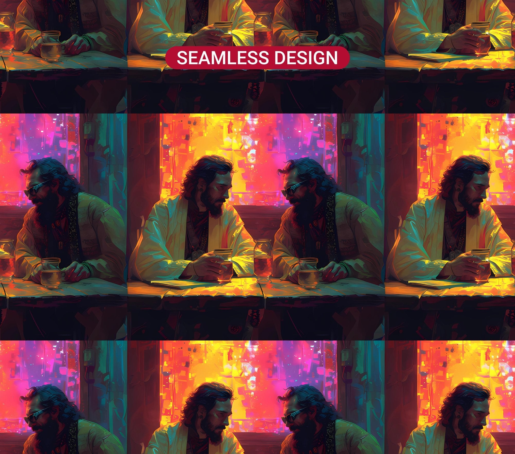 Grunge Easter 2 Tumbler Wrap - CraftNest