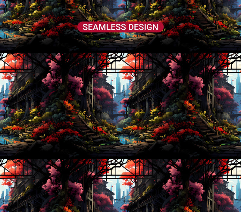 Grunge Spring 5 Tumbler Wrap - CraftNest