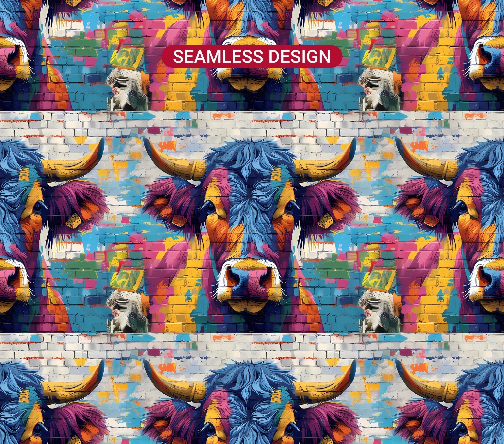 Highland Cow Easter 5 Tumbler Wrap - CraftNest