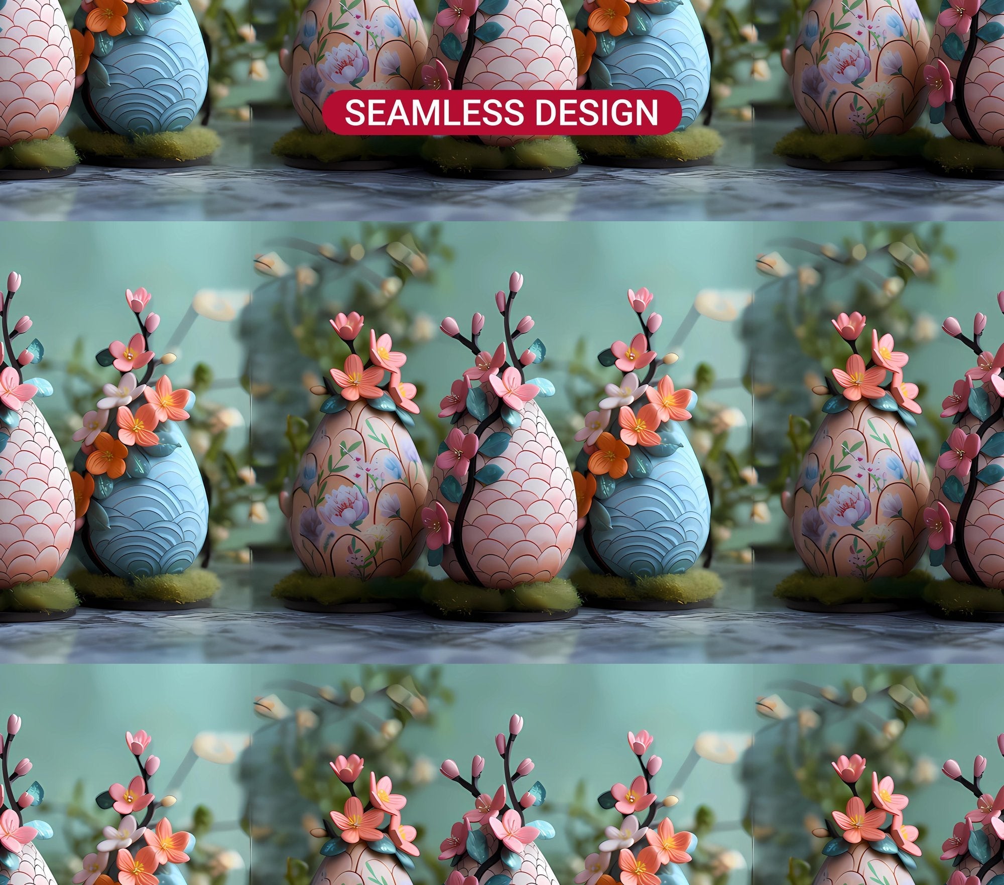 Japandi Easter 1 Tumbler Wrap - CraftNest