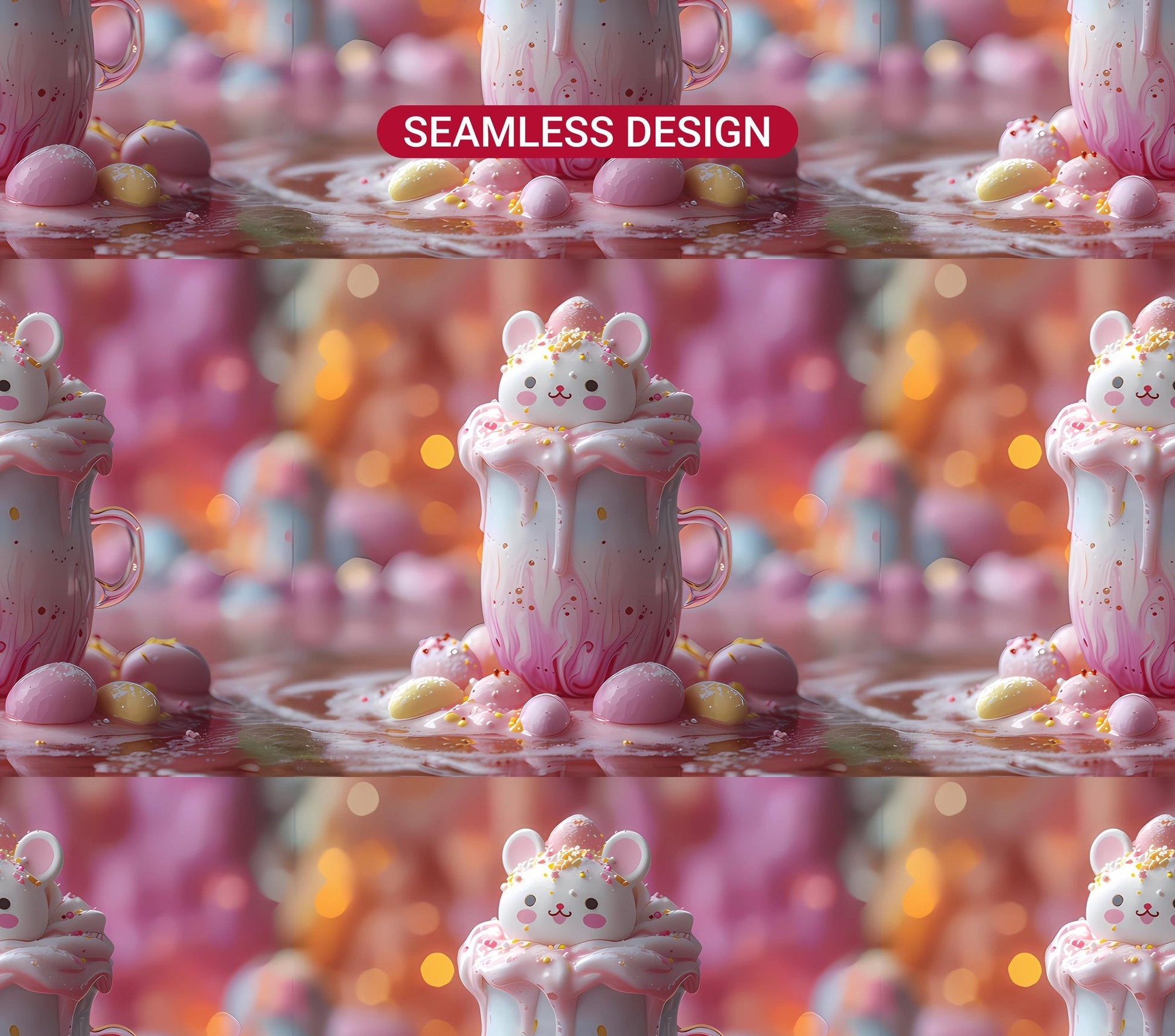 Kawaii Easter 2 Tumbler Wrap - CraftNest
