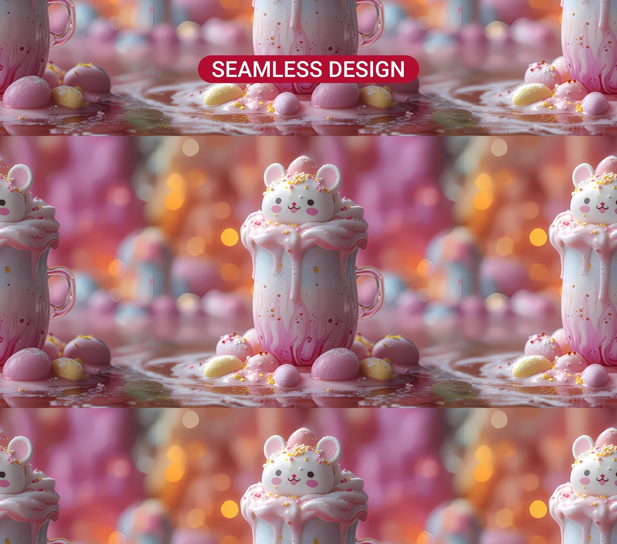Kawaii Easter 2 Tumbler Wrap - CraftNest