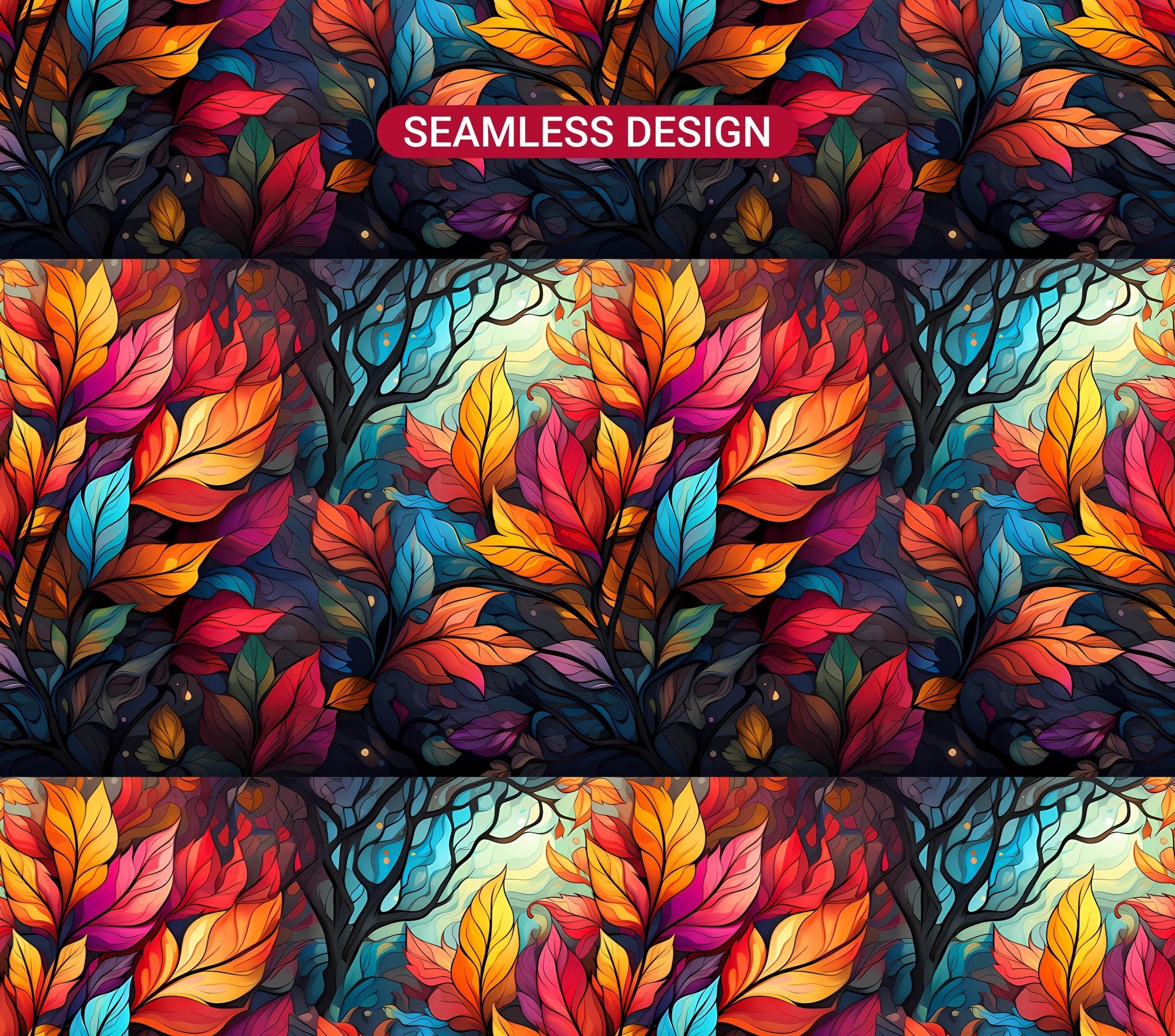 Kawaii Fall 3 Tumbler Wrap - CraftNest