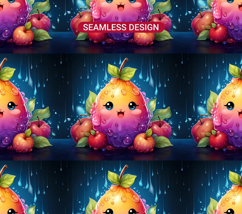 Kawaii Fruits 4 Tumbler Wrap - CraftNest