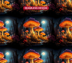 Kawaii Mushrooms 3 Tumbler Wrap - CraftNest