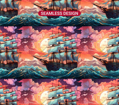 Kawaii Pirates 3 Tumbler Wrap - CraftNest