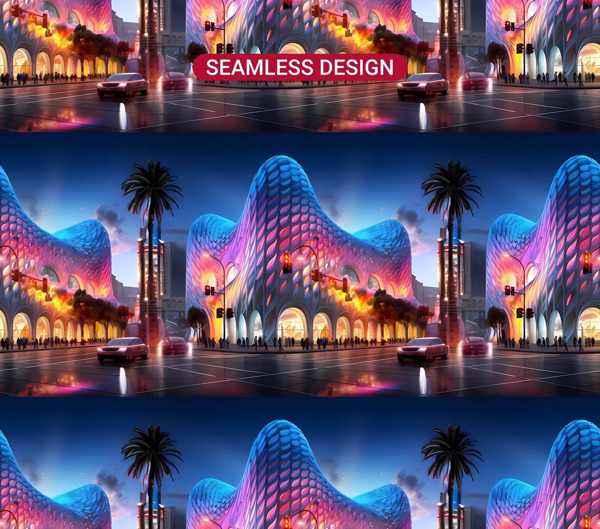 Los Angeles 3 Tumbler Wrap - CraftNest