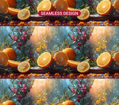 Mediterranean Citrus 3 Tumbler Wrap - CraftNest - Digital Crafting and Art