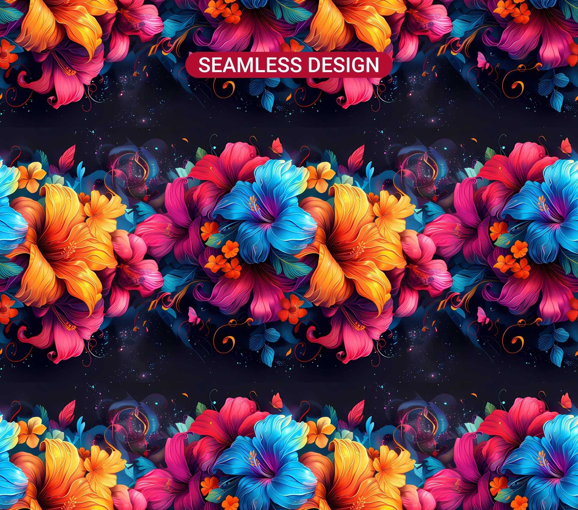Minimalist Flowers Tumbler Wrap - CraftNest - Digital Crafting and Art