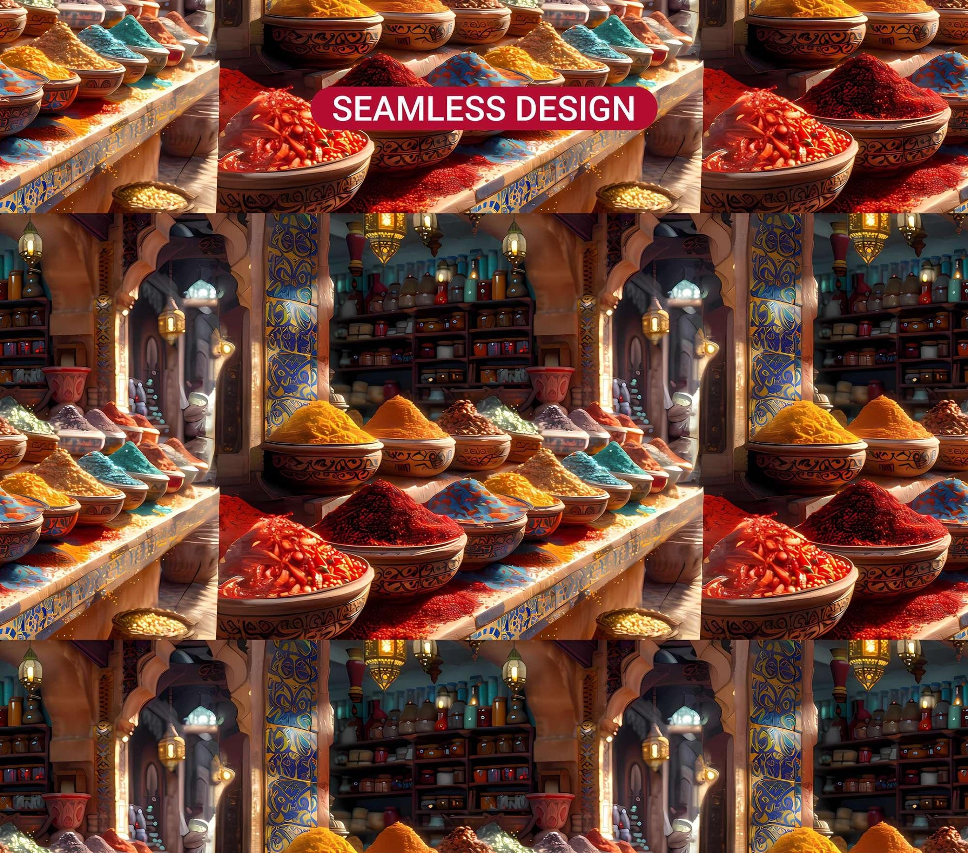 Moroccan Summer 3 Tumbler Wrap - CraftNest - Digital Crafting and Art