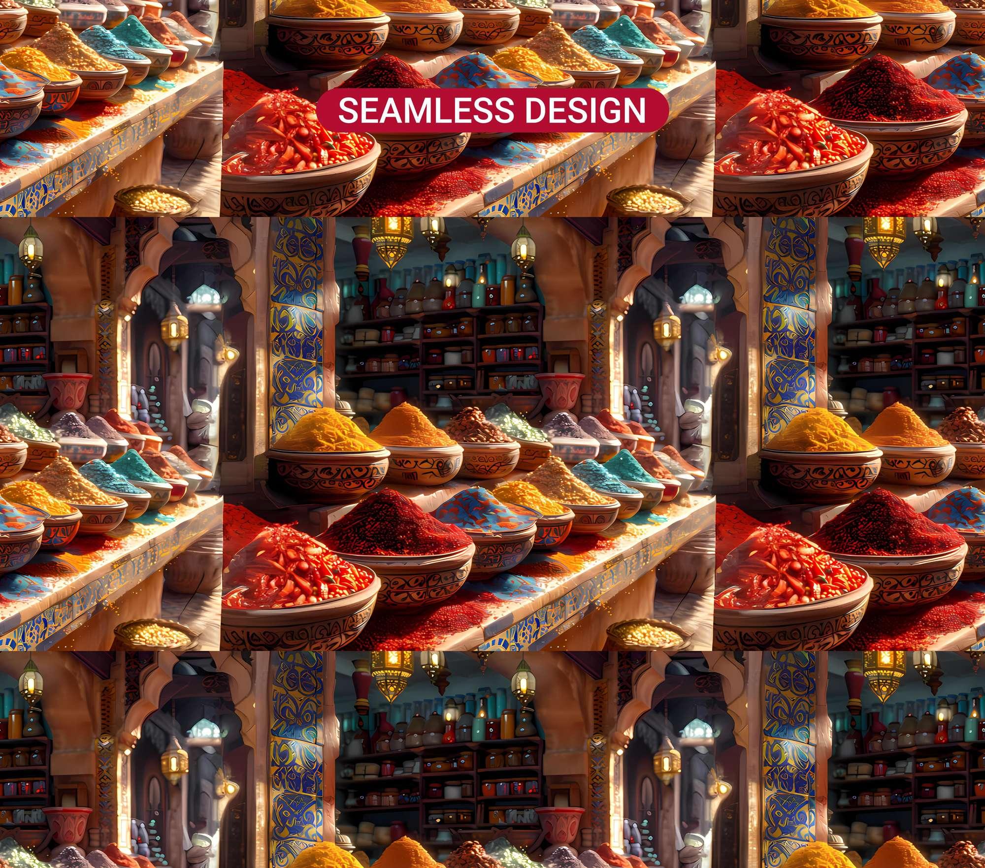 Moroccan Summer 3 Tumbler Wrap - CraftNest - Digital Crafting and Art