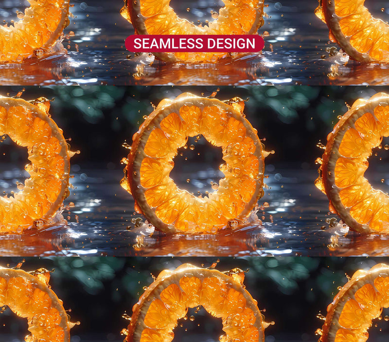 Orange 6 Tumbler Wrap - CraftNest - Digital Crafting and Art