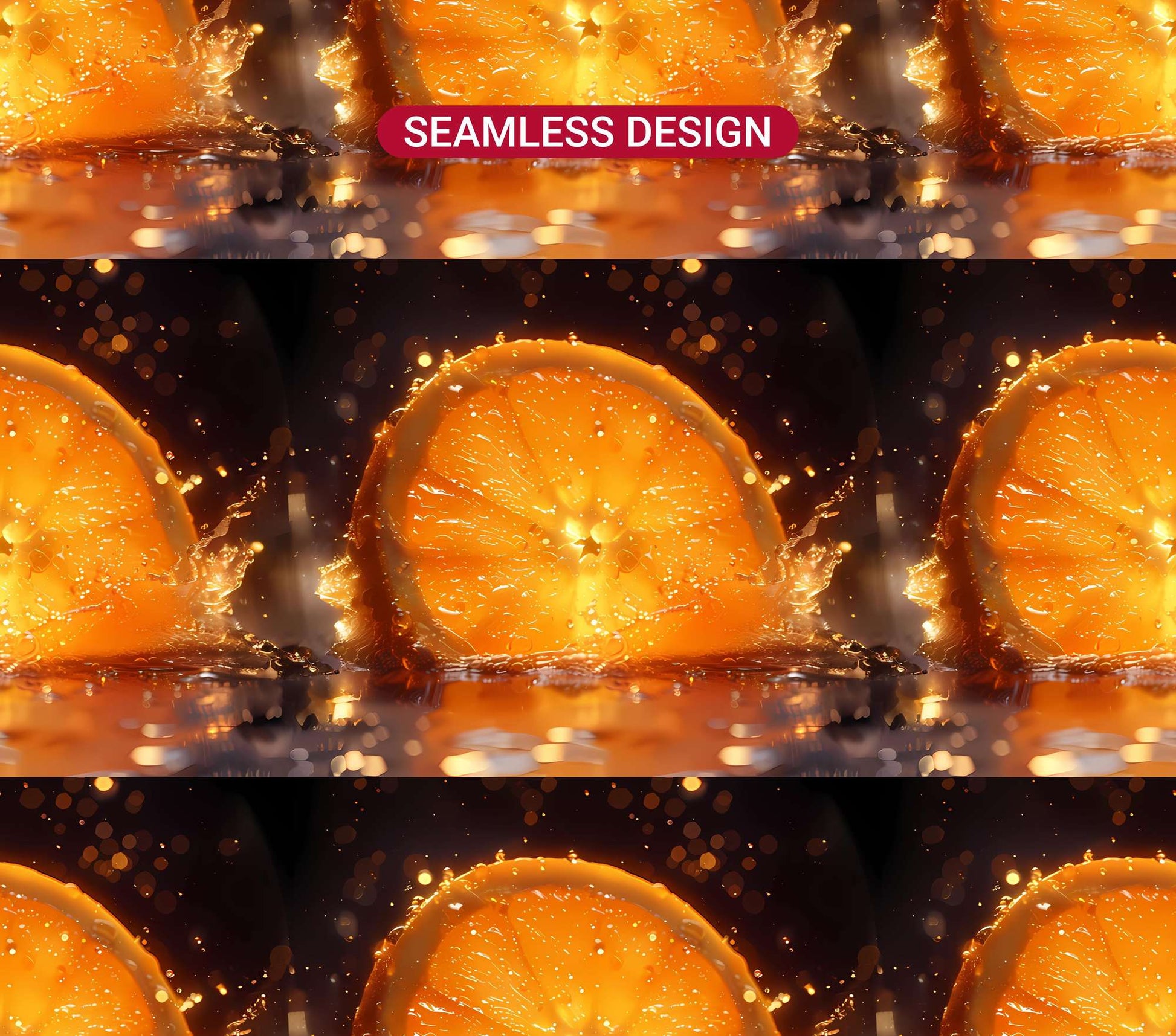 Orange 7 Tumbler Wrap - CraftNest - Digital Crafting and Art