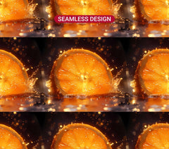 Orange 7 Tumbler Wrap - CraftNest - Digital Crafting and Art