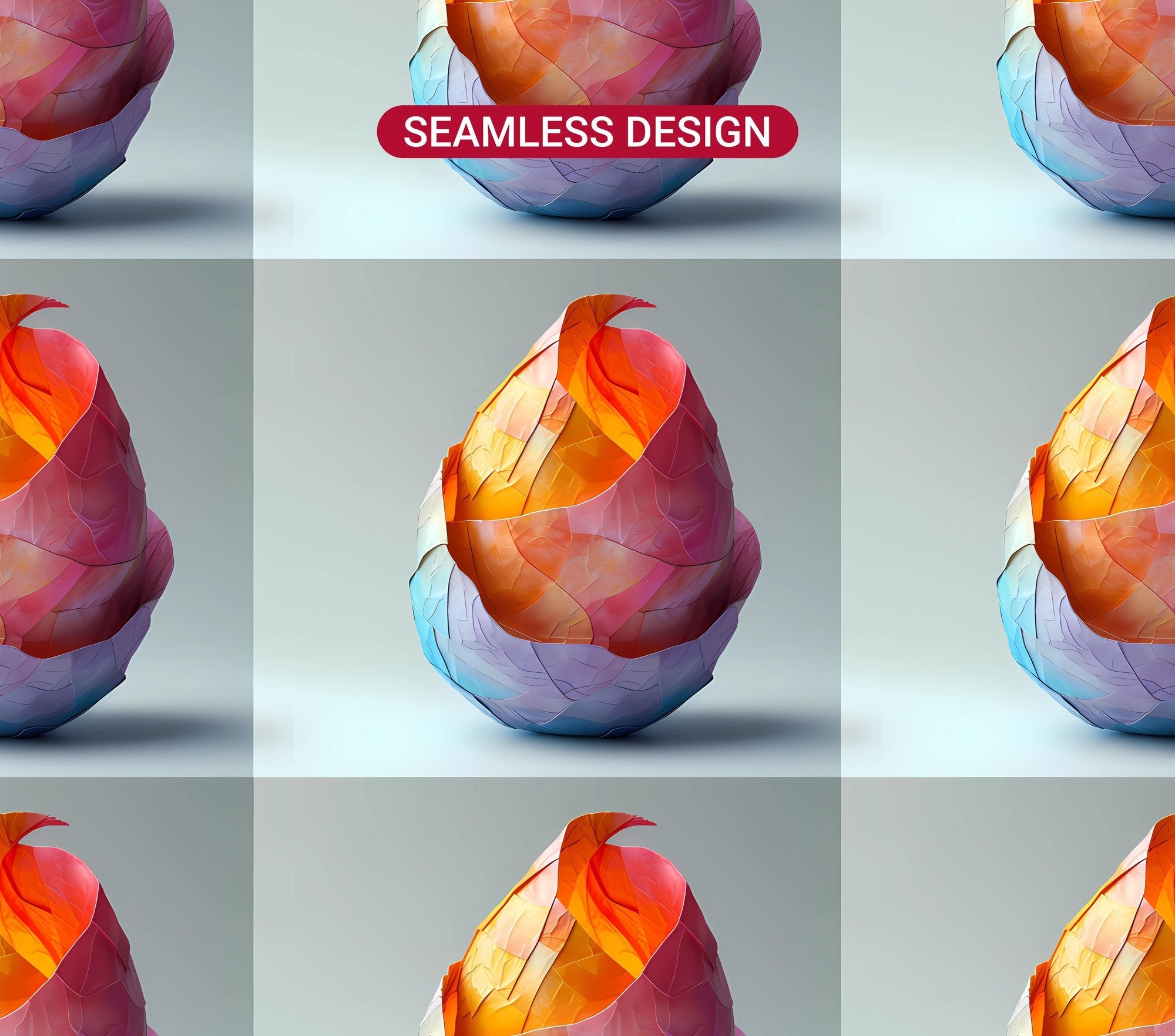Origami Easter 1 Tumbler Wrap - CraftNest