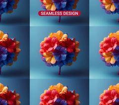 Origami Flowers Tumbler Wrap - CraftNest - Digital Crafting and Art