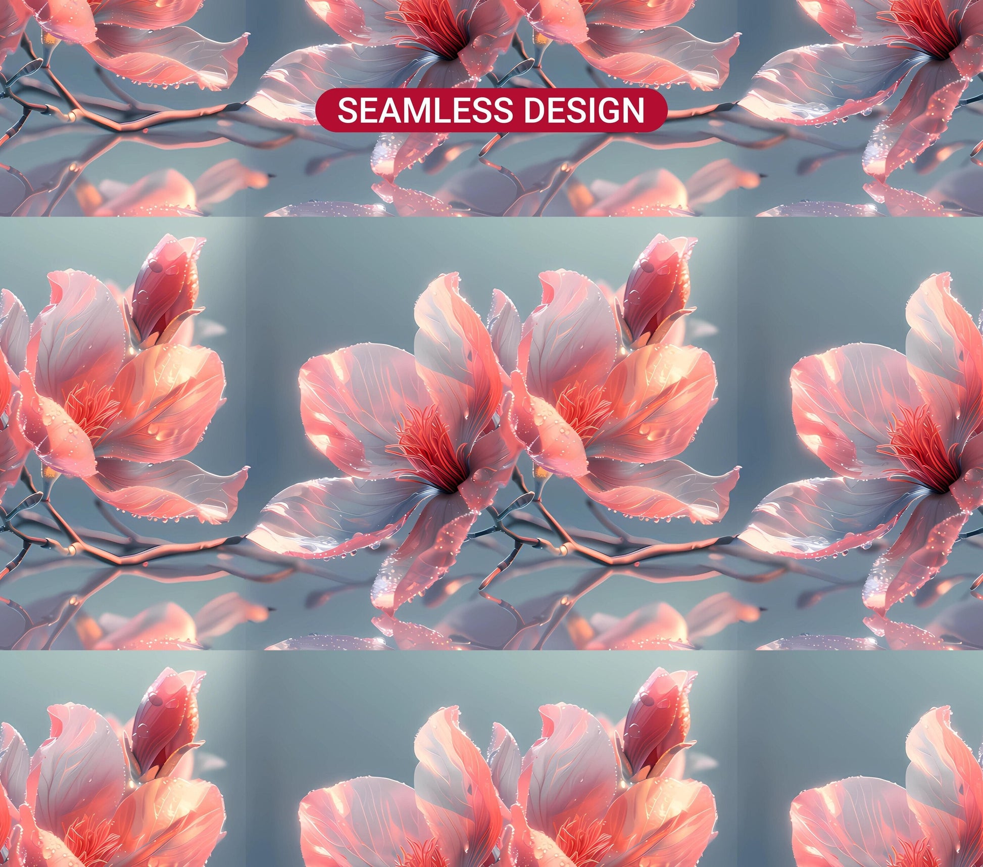 Pastel Flowers Tumbler Wrap - CraftNest - Digital Crafting and Art