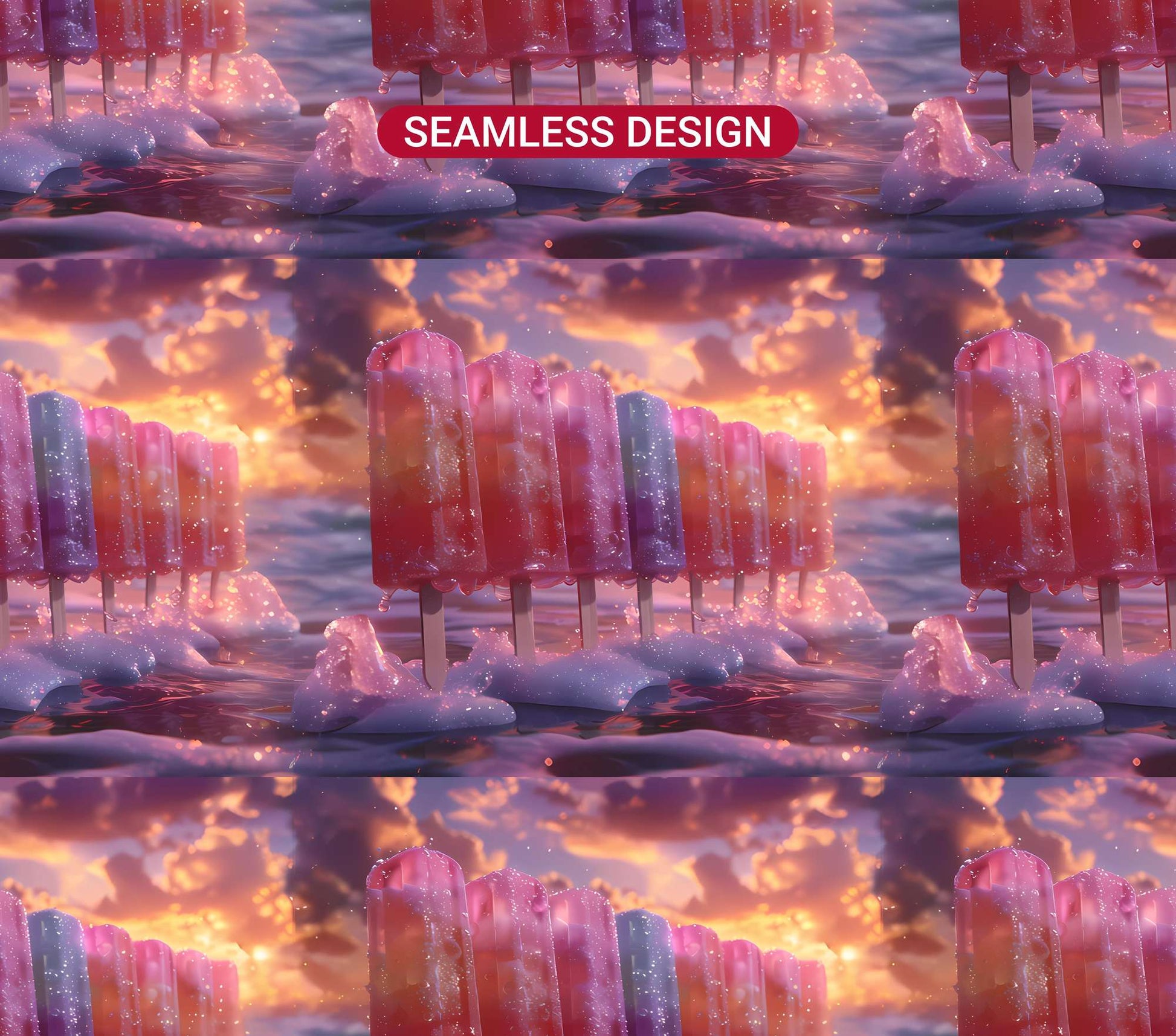 Popsicle Summer 3 Tumbler Wrap - CraftNest - Digital Crafting and Art