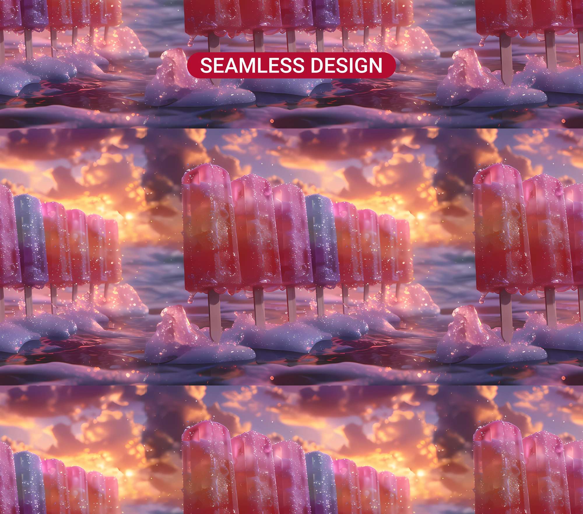 Popsicle Summer 3 Tumbler Wrap - CraftNest - Digital Crafting and Art