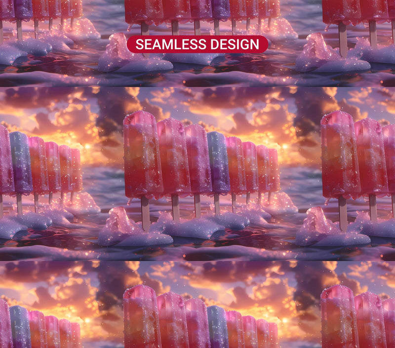 Popsicle Summer 3 Tumbler Wrap - CraftNest - Digital Crafting and Art