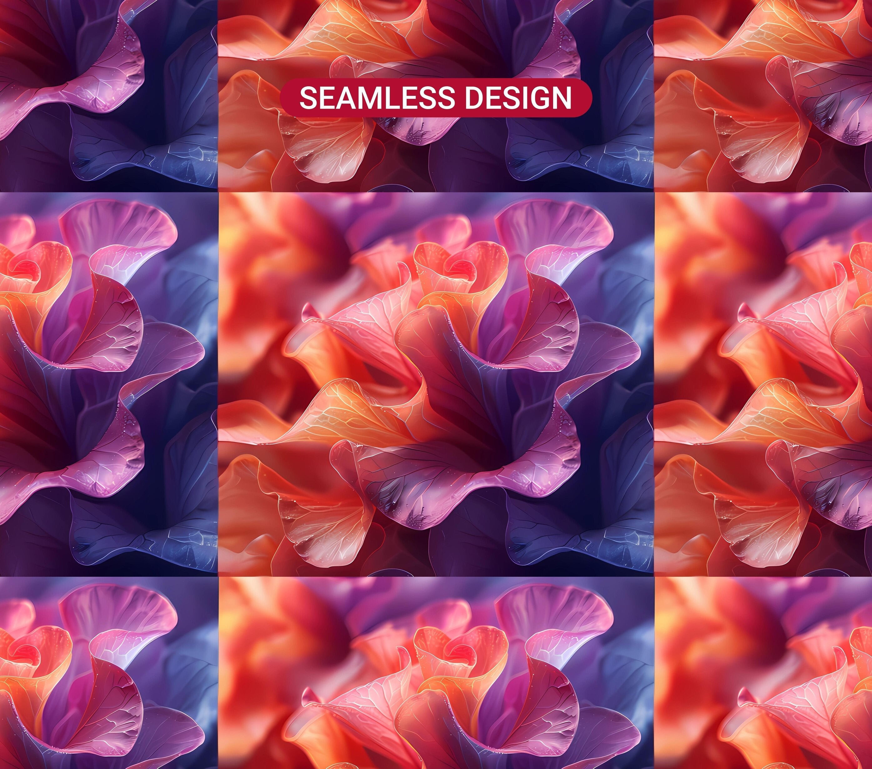Snapdragon Flowers Tumbler Wrap - CraftNest - Digital Crafting and Art