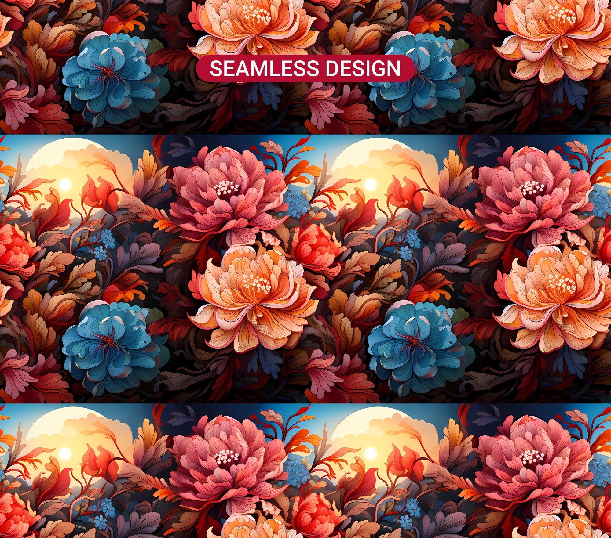 Spring Art 3 Tumbler Wrap - CraftNest