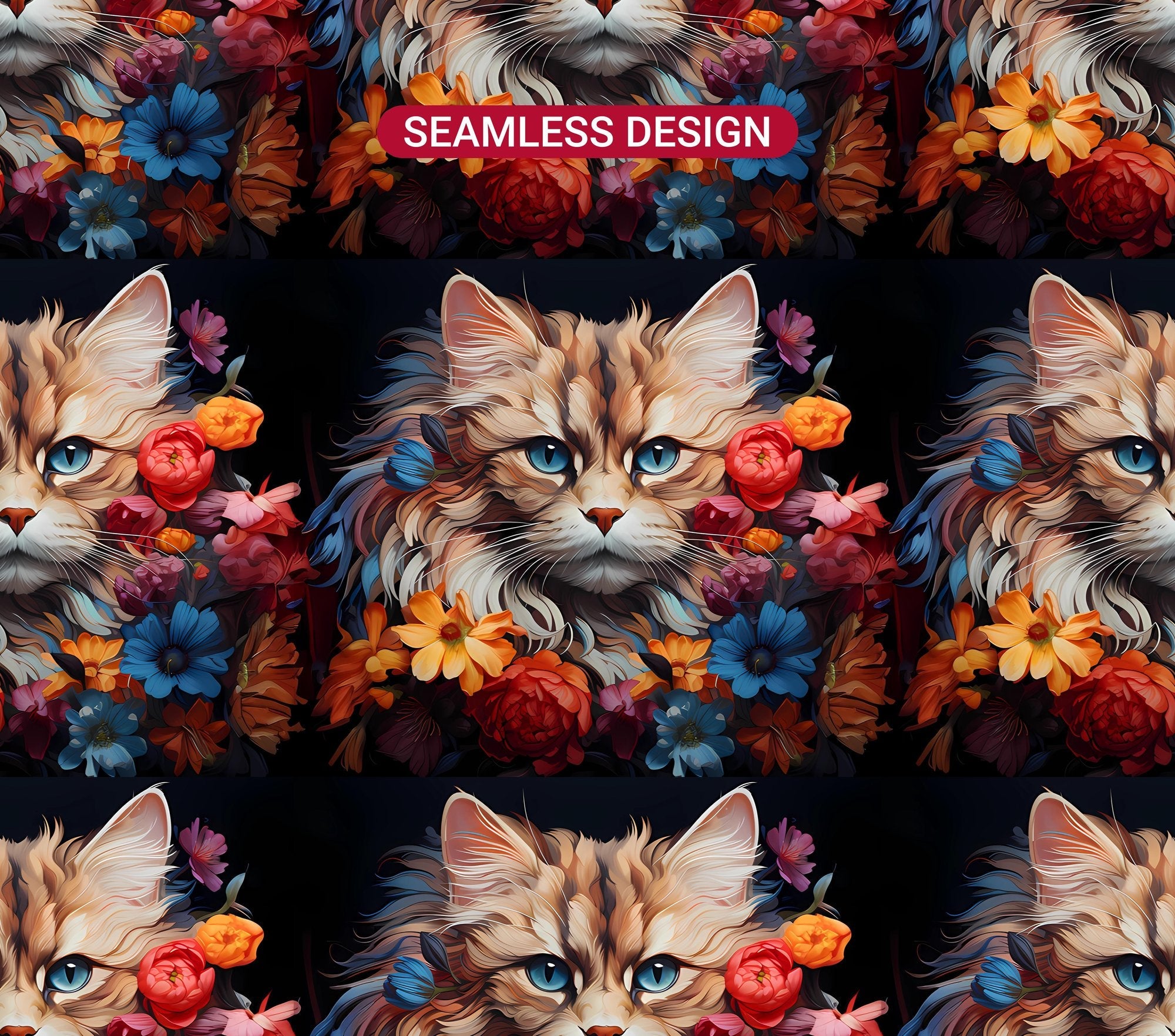Spring Cats 2 Tumbler Wrap - CraftNest