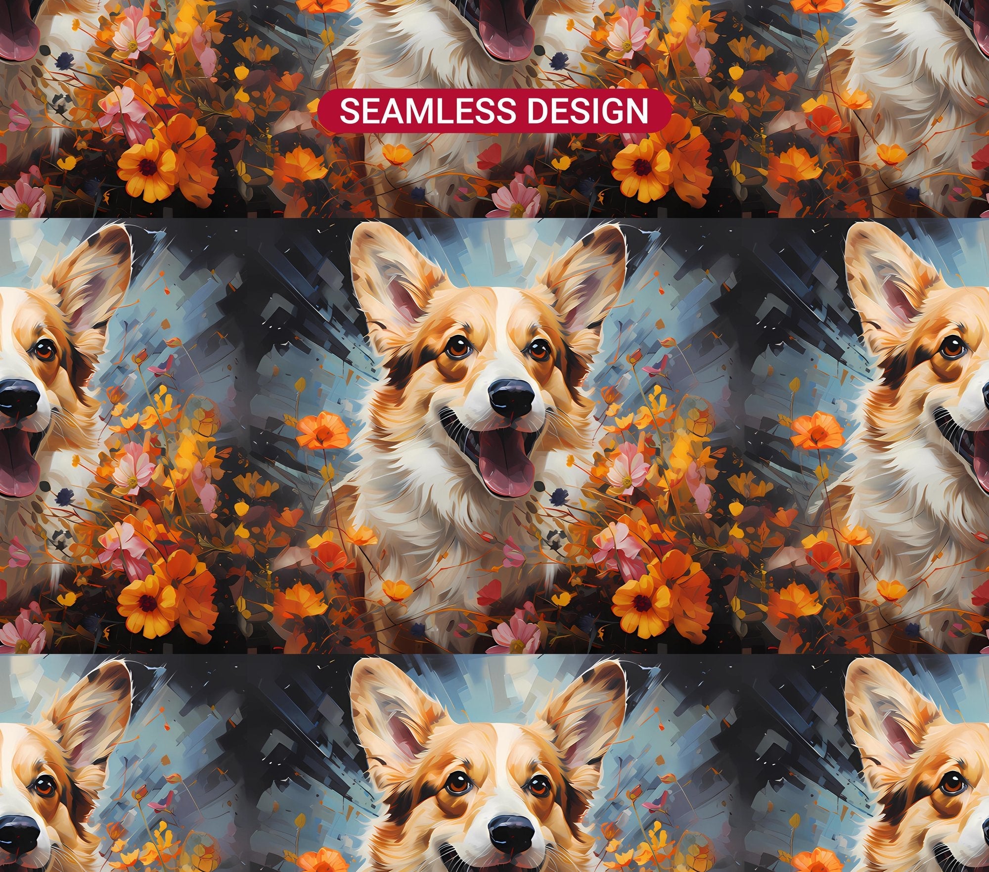 Spring Dogs 1 Tumbler Wrap - CraftNest