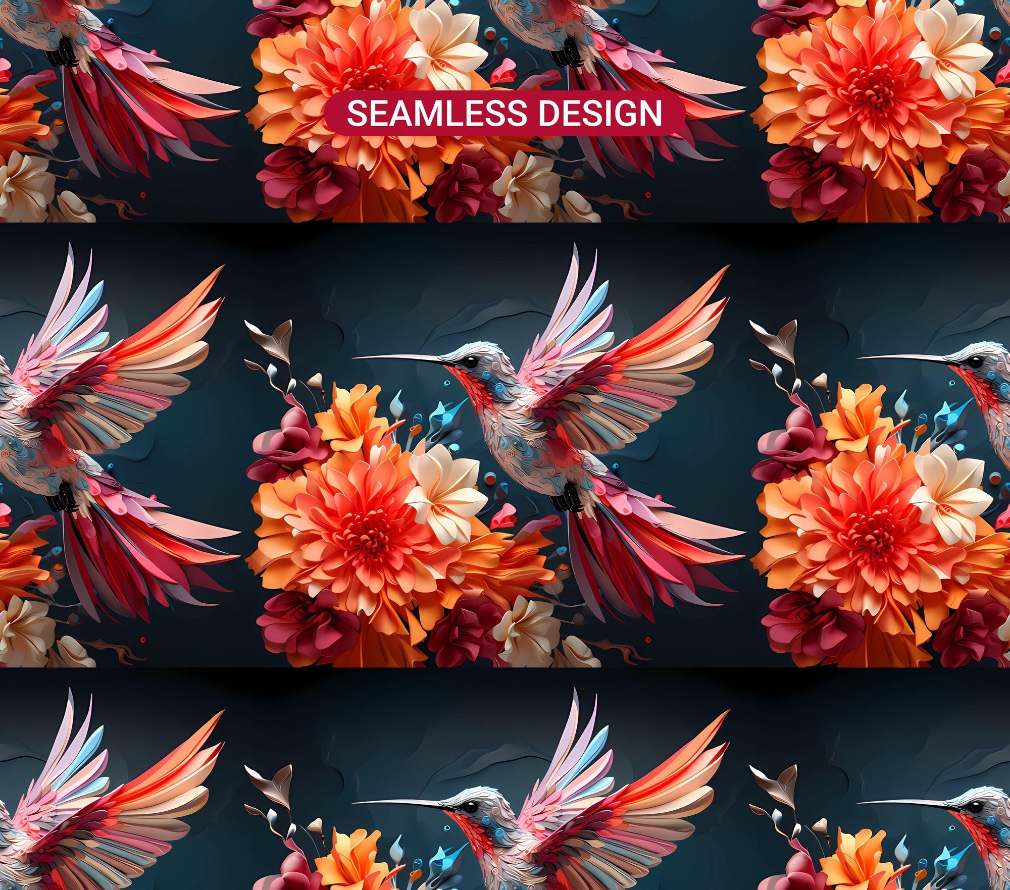Spring Origami 6 Tumbler Wrap - CraftNest