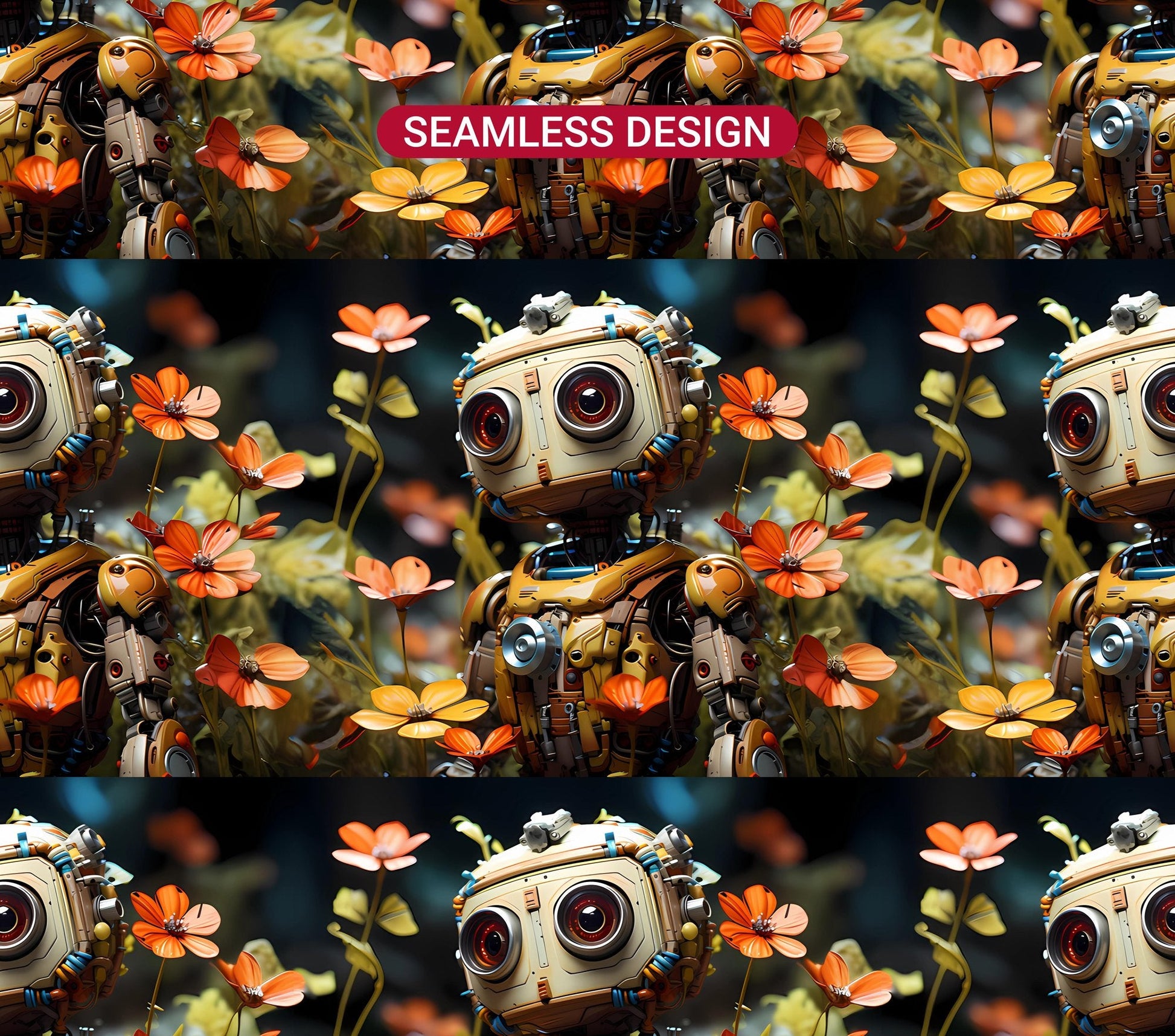 Spring Roboter 4 Tumbler Wrap - CraftNest