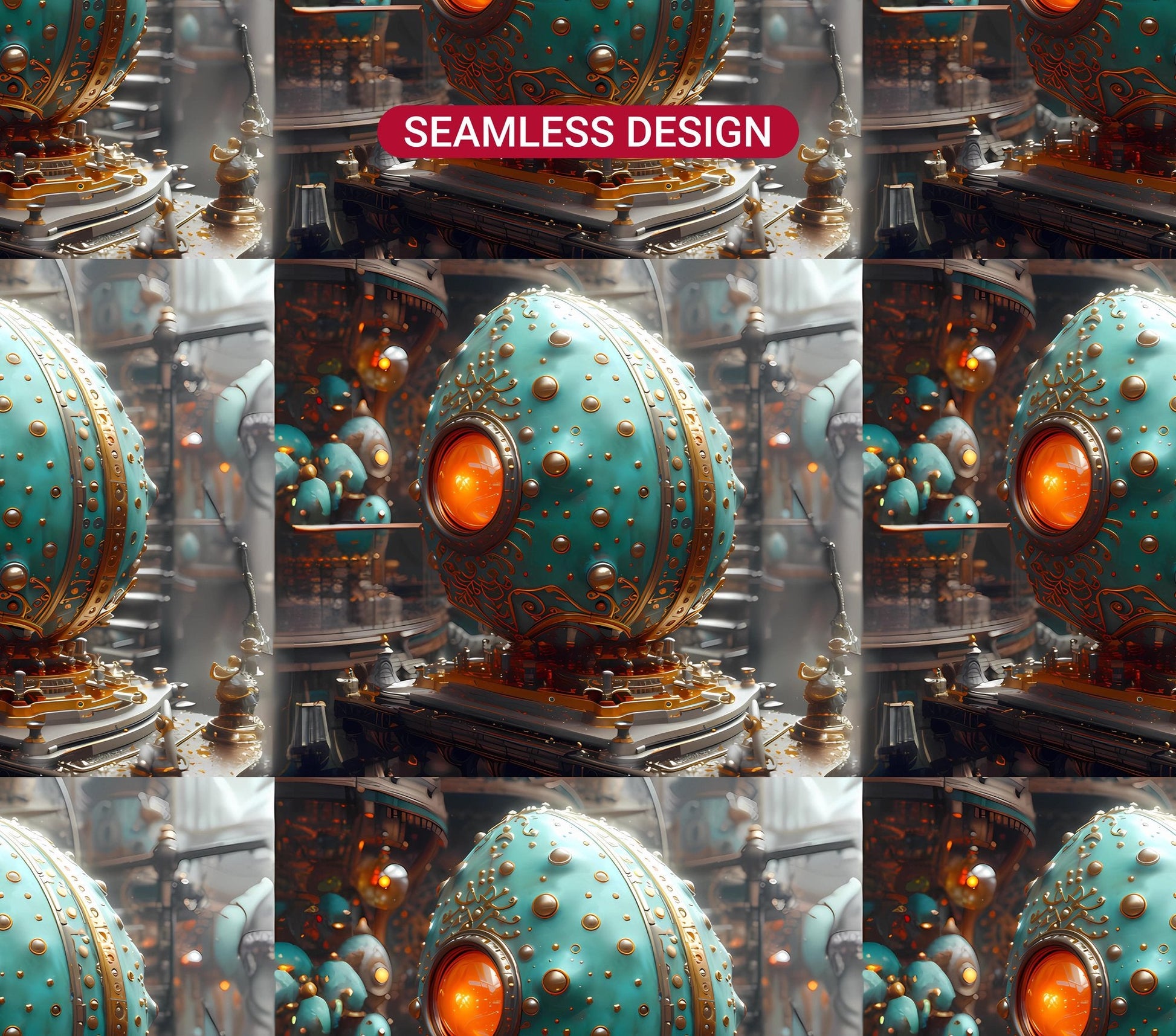 Steampunk Easter 2 Tumbler Wrap - CraftNest