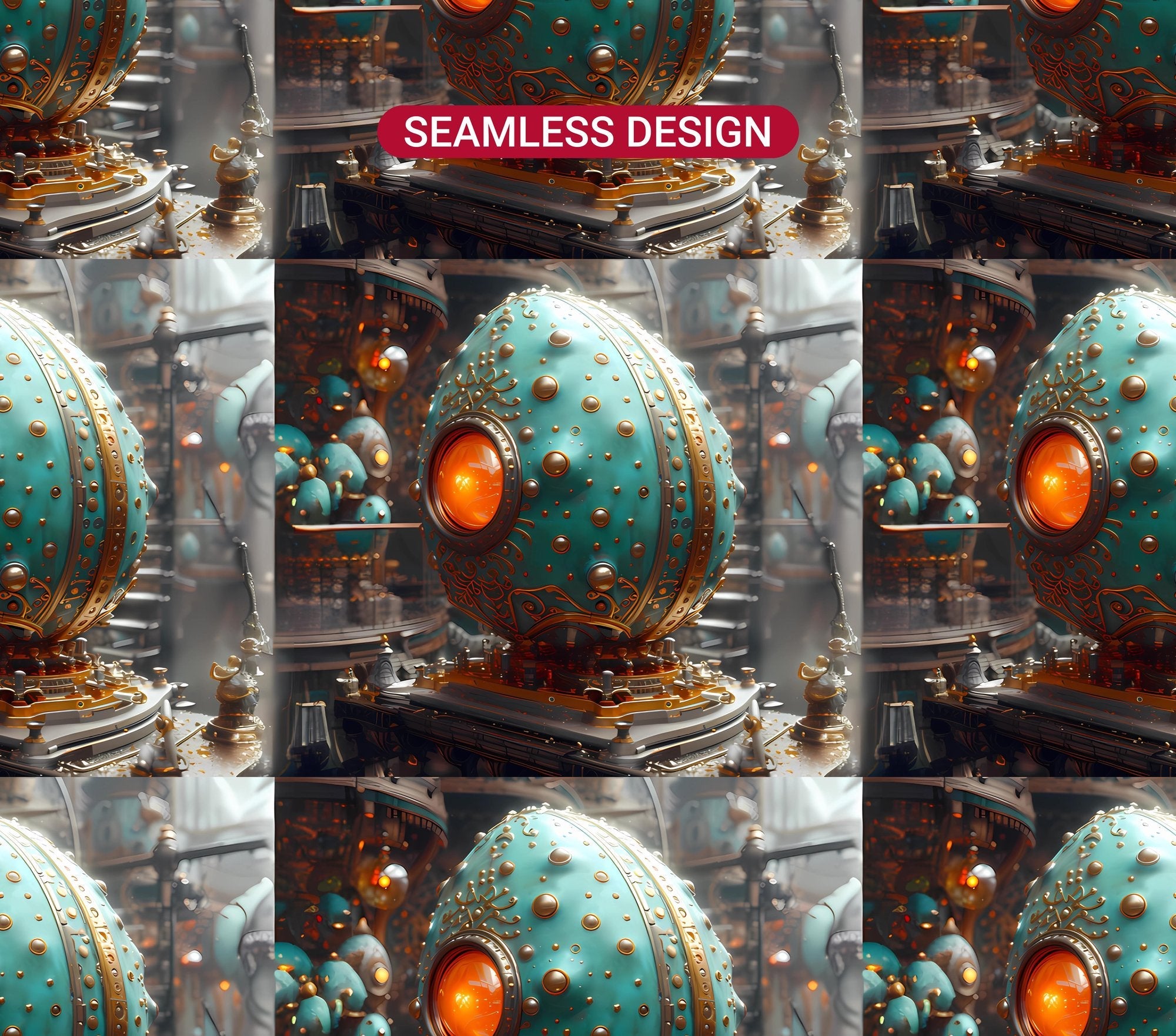 Steampunk Easter 2 Tumbler Wrap - CraftNest