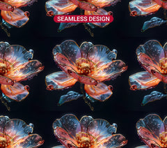 Steampunk Flowers Tumbler Wrap - CraftNest - Digital Crafting and Art